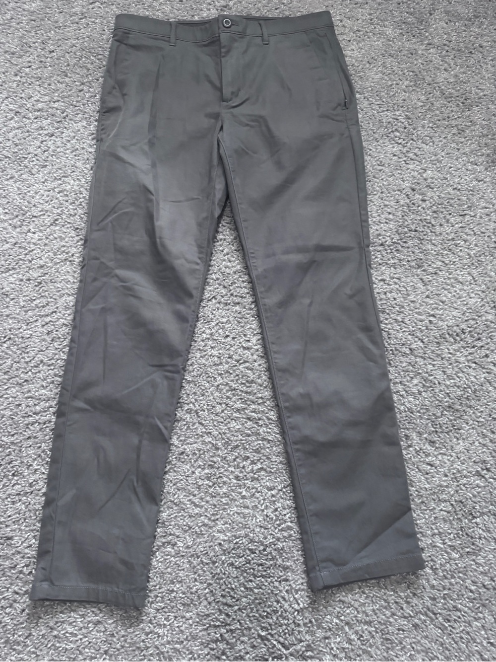 Apt. 9 Men's Charcoal Gray Slim Fit Pants-34/32